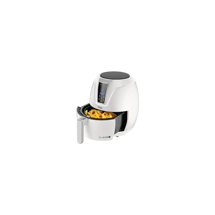 Friteuza Klausberg, 2 seturi x 4,5L, 1750W, digitala, neagra