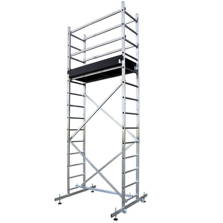 Мобилно скеле Zeus Construct, max 200 кг, 4,73 м, Алуминий