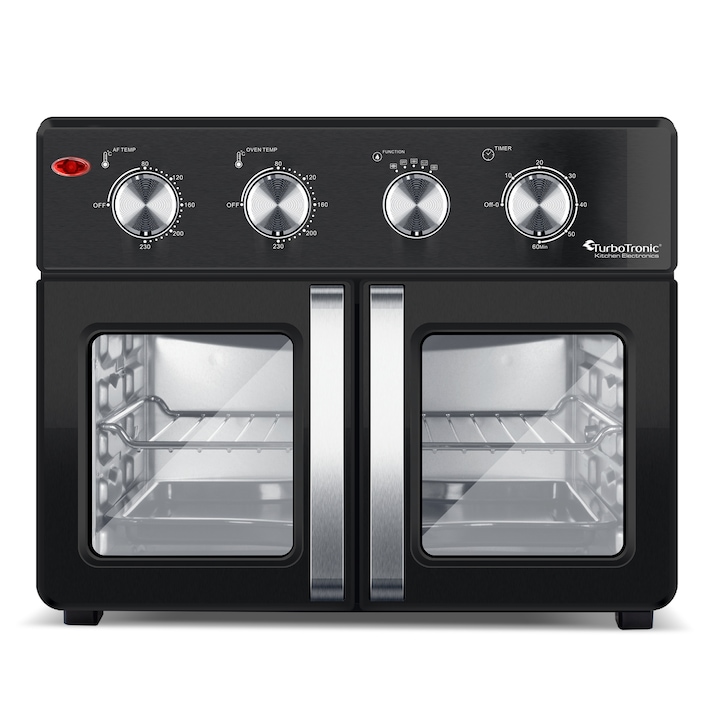 Friteuza fara ulei Philips Airfryer 3000, 6.2 l, neagra, control tactil, tehnologie Rapid Air