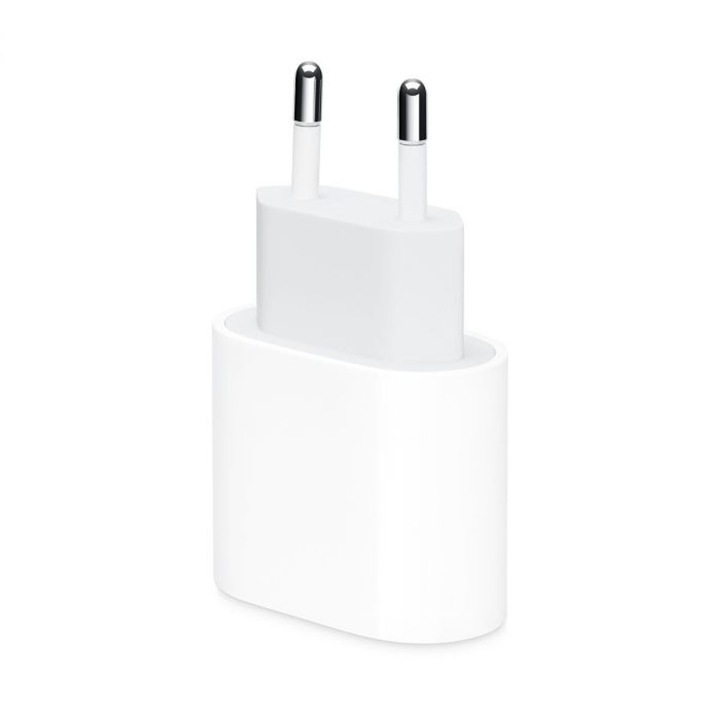 Адаптер за зареждане на Apple, съвместим с iPhone 12 Pro Max, iPhone 12 Pro, iPhone 12, iPhone 12 Mini, Fast Charge 20W, кабел за данни 1 м, бял
