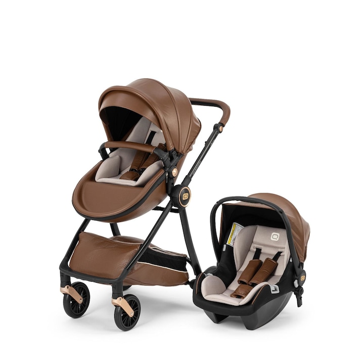 Бебешка Количка Quard Aura Trio 3in1, Кафяв