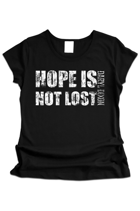 Дамска тениска, K-off, Hope Is Not Lost Daryl Dixon, черна, XL