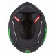 Casca, Cassida Integral GT 2.1 FLASH, S (55-56 cm), negru mat/verde fluorescent, + sticla verde "fibra de sticla"