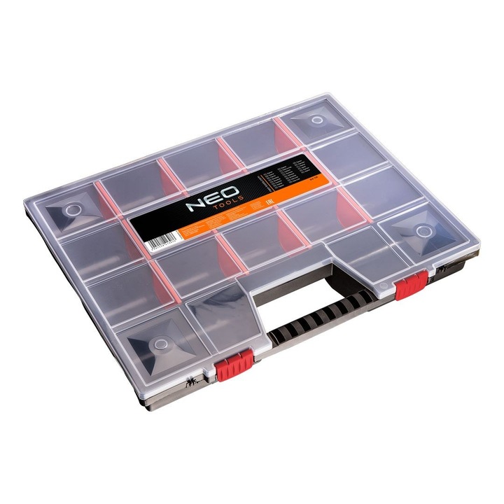 Organizator scule, Neo, 39 cm, Portocaliu/Negru