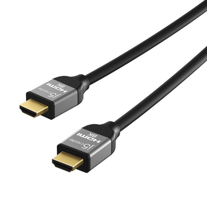 J5create JDC53 kábel, HDMI dugasz - HDMI dugó, 8K, 48 Gbps, 2 m
