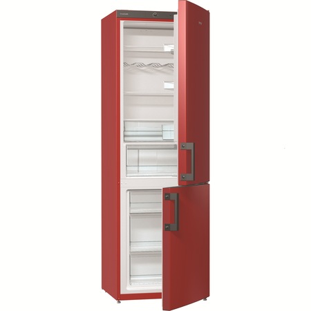 Combina frigorifica Gorenje RK6192ERD, 319 l, Clasa A++, H 185 cm, Rosu