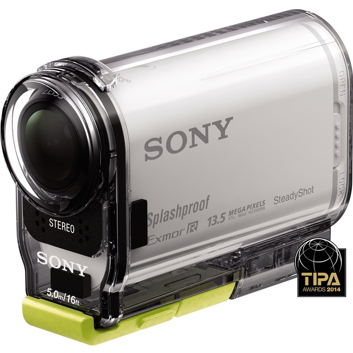 Kit Camera video sport Sony HDRAS100VB, Wi-Fi, Full HD + Accesorii pentru bicicleta