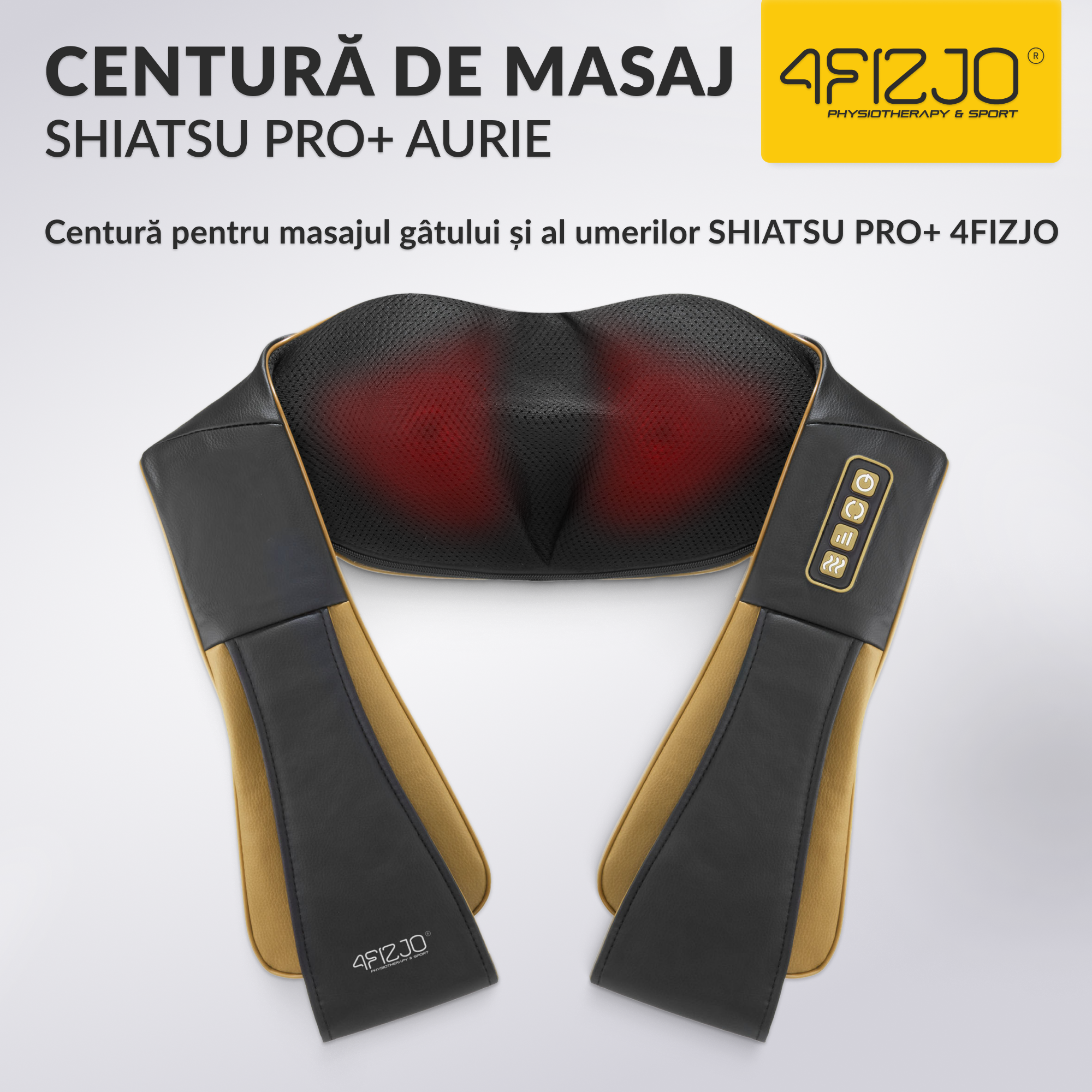 Aparat Profesional pentru Masaj Shiatsu 4FIZJO cu 8 Puncte de