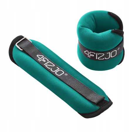 Greutati pentru incheieturi maini/picioare, 4Fizjo, 2x1.5 kg, Verde