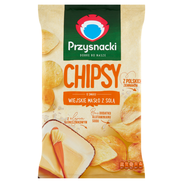 Чипс, Przysnacki, селско масло с вкус на сол, 135гр