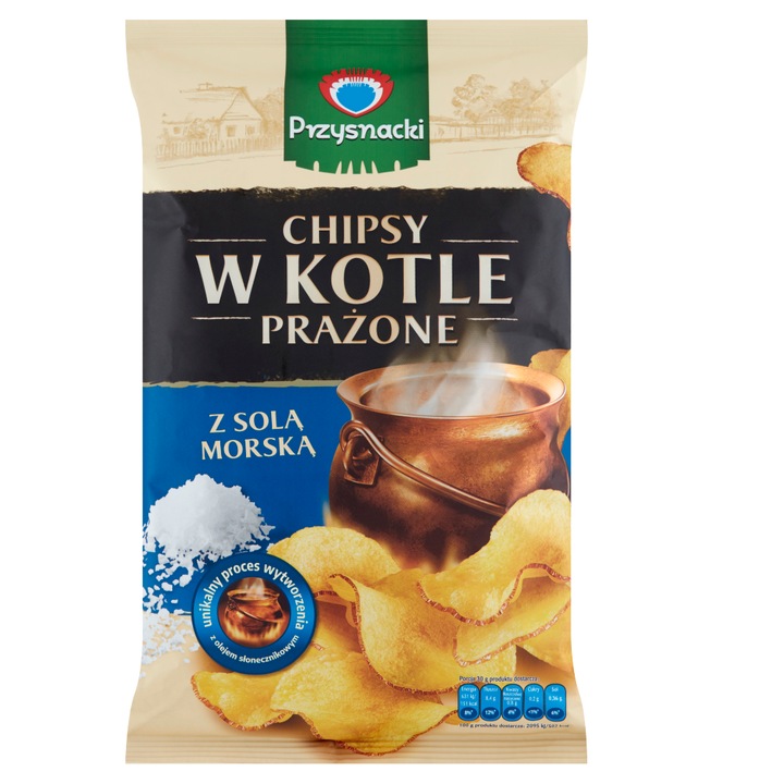 Chipsuri cu sare de mare, Przysnacki, 125 g