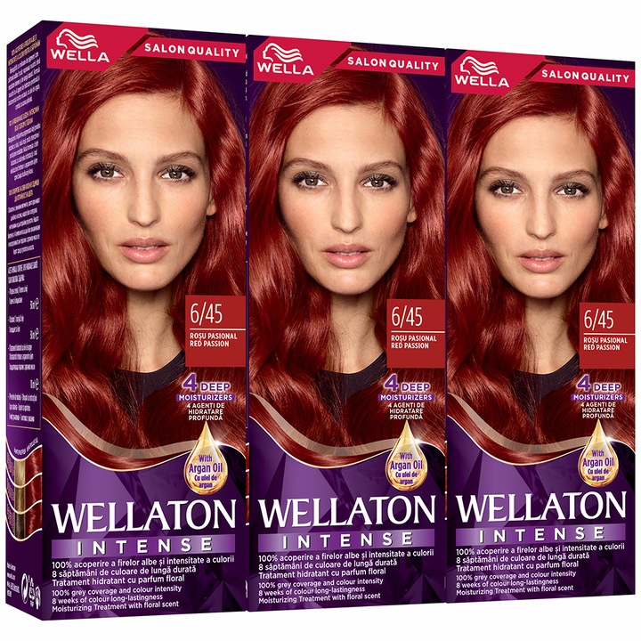 Пакет: 3 x Wellaton Intense 6/45, Red Passion