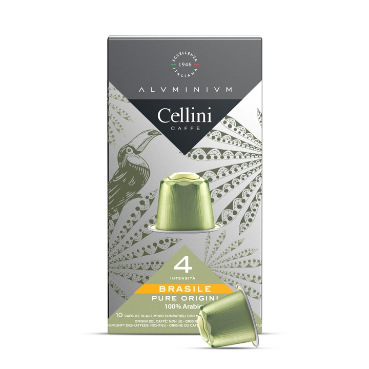 Cellini Brasile kompatibilis espresso kávé kapszula, 10db