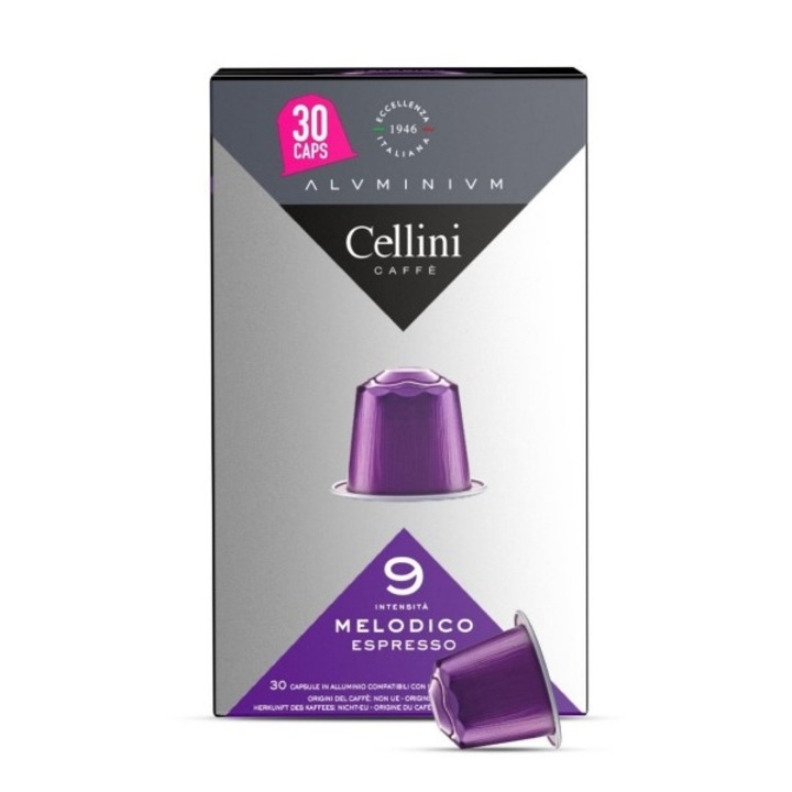 Cellini Melodico kompatibilis espresso kávé kapszula, 30db