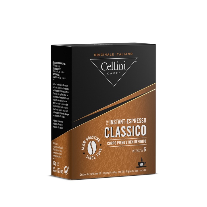 Cellini instant kávé classico, 20db