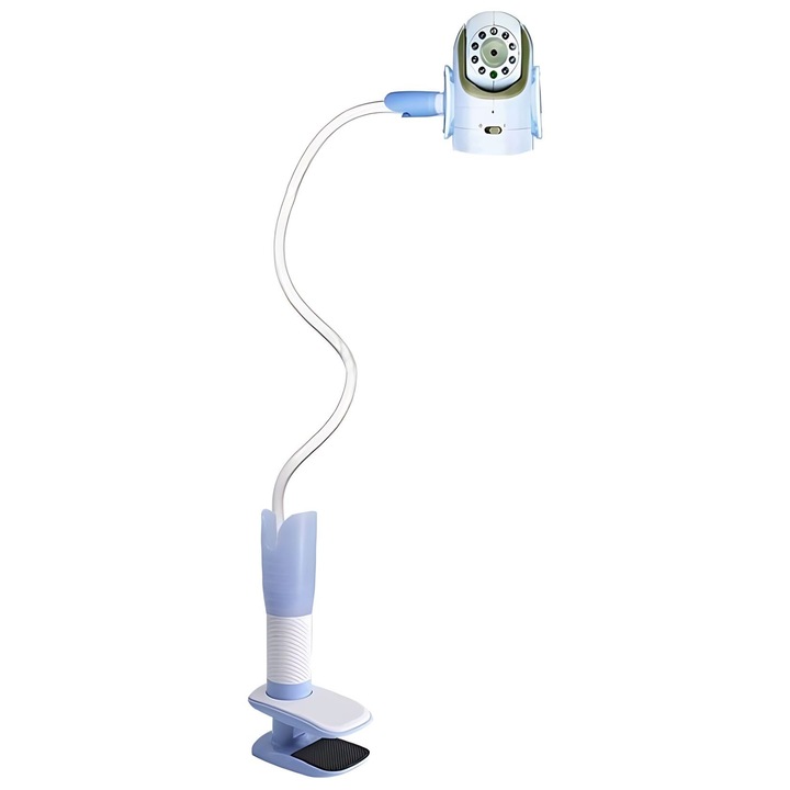 Стойка за бебефон HITTERGEM, Съвместима с всеки модел, Регулируема, 105 см, Син