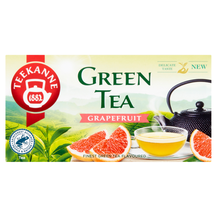 Ceai verde cu aroma de grapefruit, Teekanne, 35 G (20 X 1,75 G)