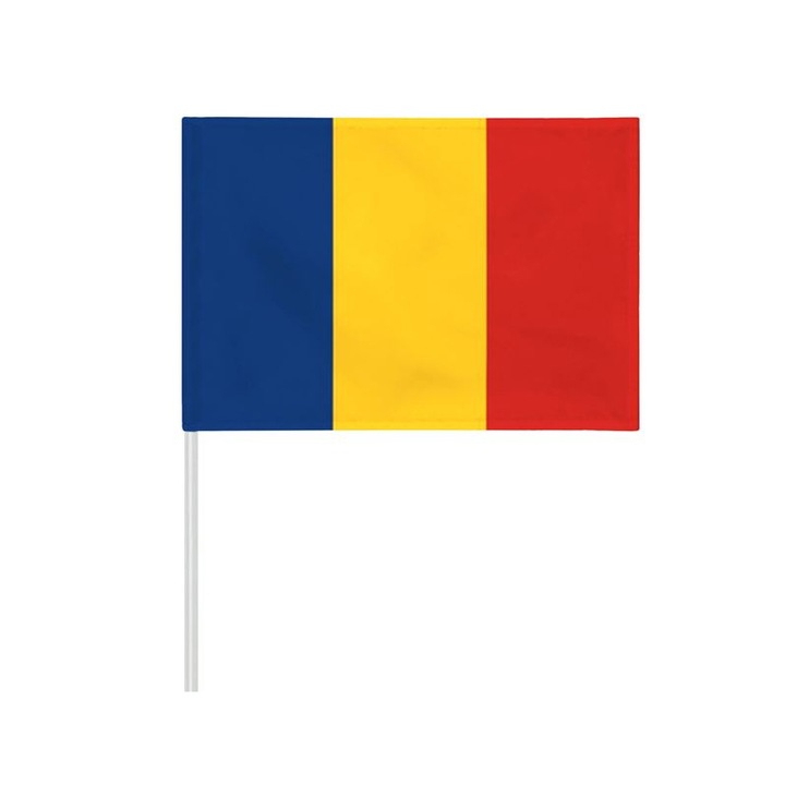 Steag Romania cu maner, 30x45 cm, ATU-088341