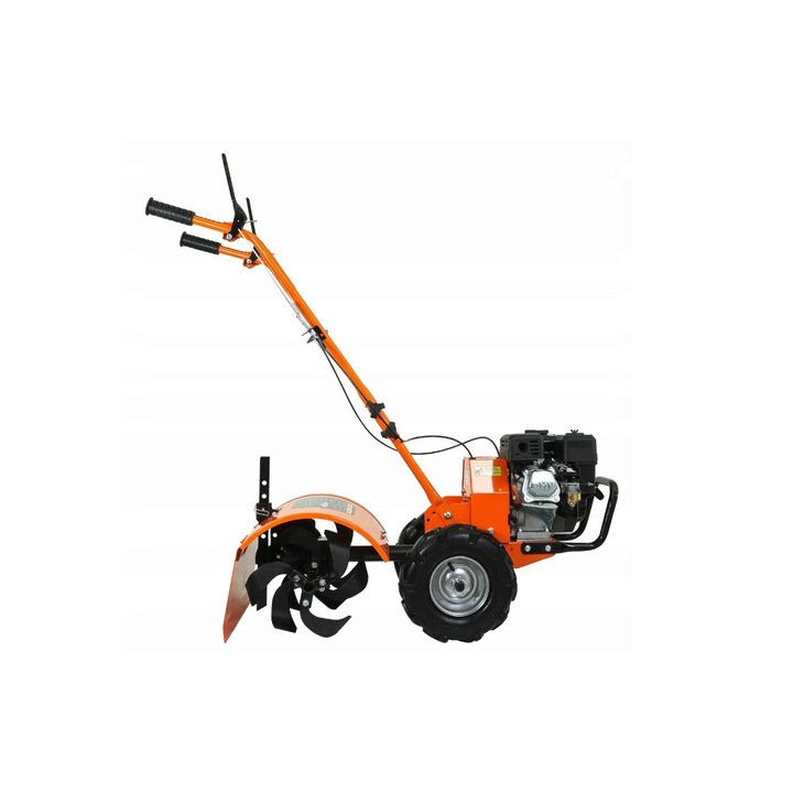Motocultor pe benzina, cu motor in 4 timpi, 6.5 CP, cultivator, latime de lucru 50 cm, Verke