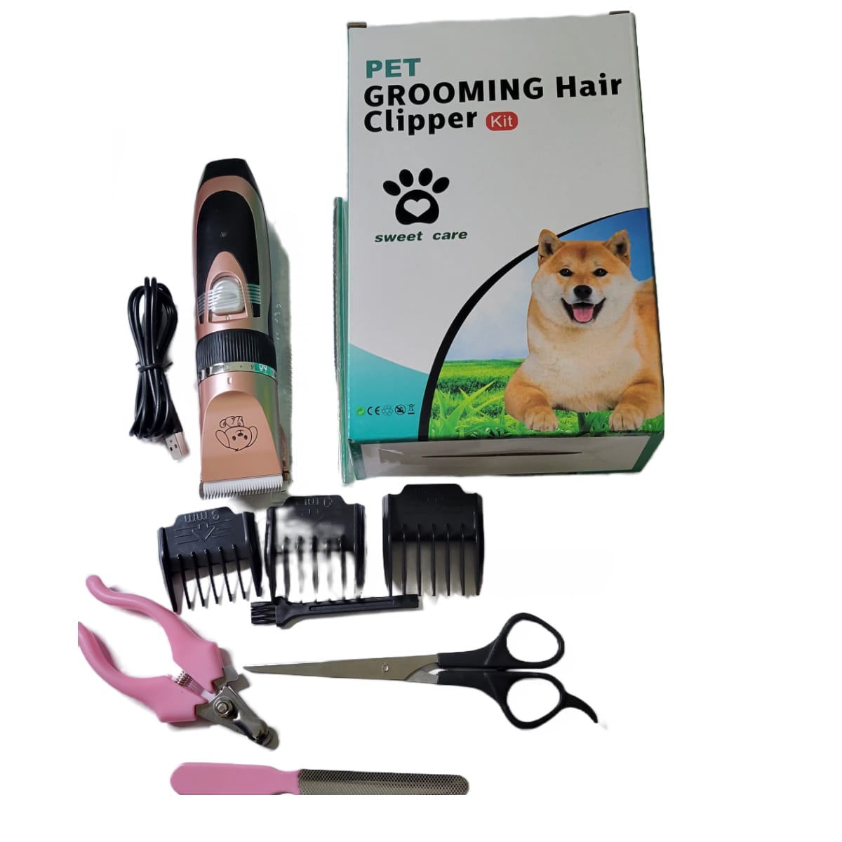 Комплект машинка за подстригване на домашни любимци, Sweet Care