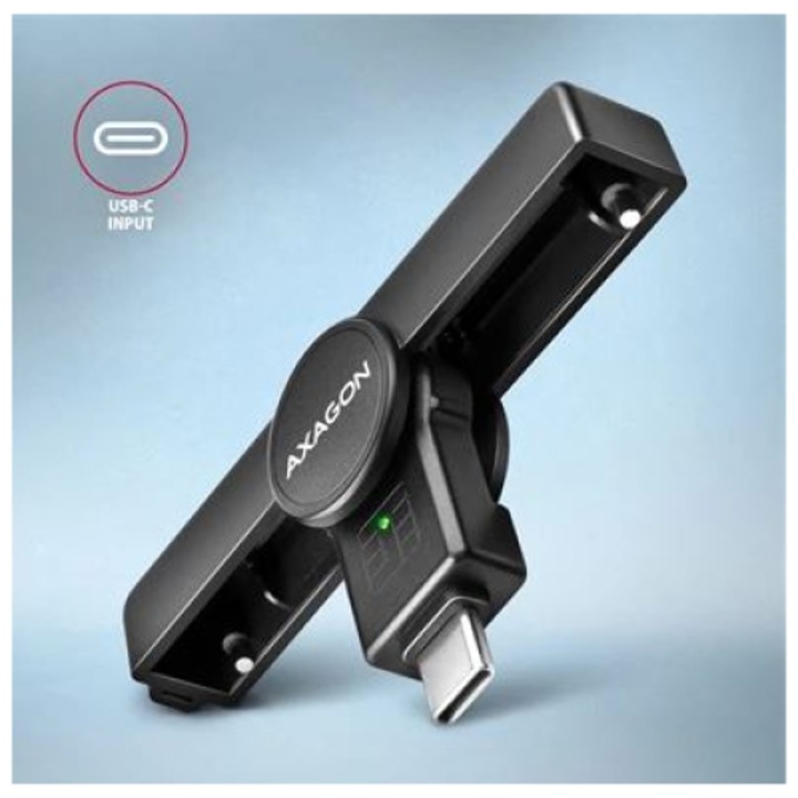 Axagon CRE-SMPC SIM четец, USB Type-C