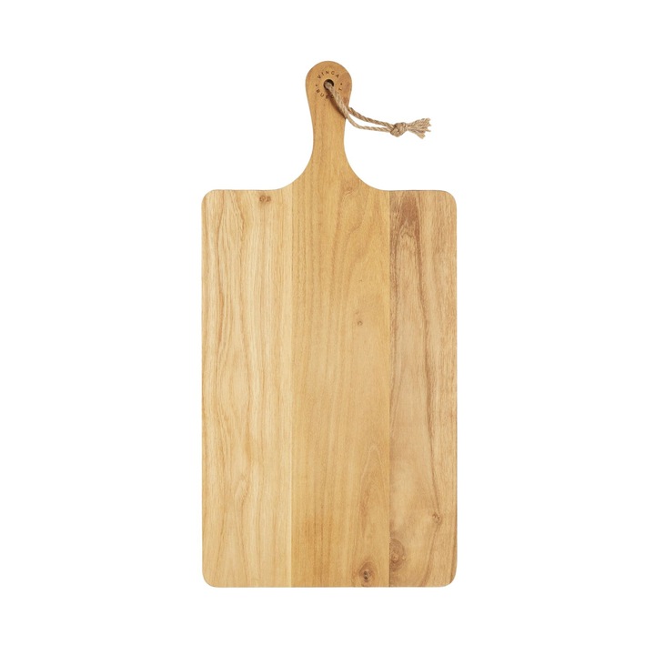 Buscot prémium tálalótálca, Vinga of Sweden, teak fa, fogantyú, könnyen tisztítható, téglalap alakú, barna