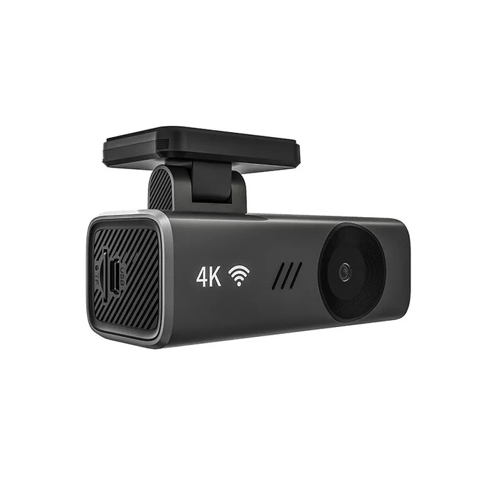 4K + WiFi видеорегистратор с режим на паркиране, засичане на движение, нощно виждане и 145 градусов зрителен ъгъл