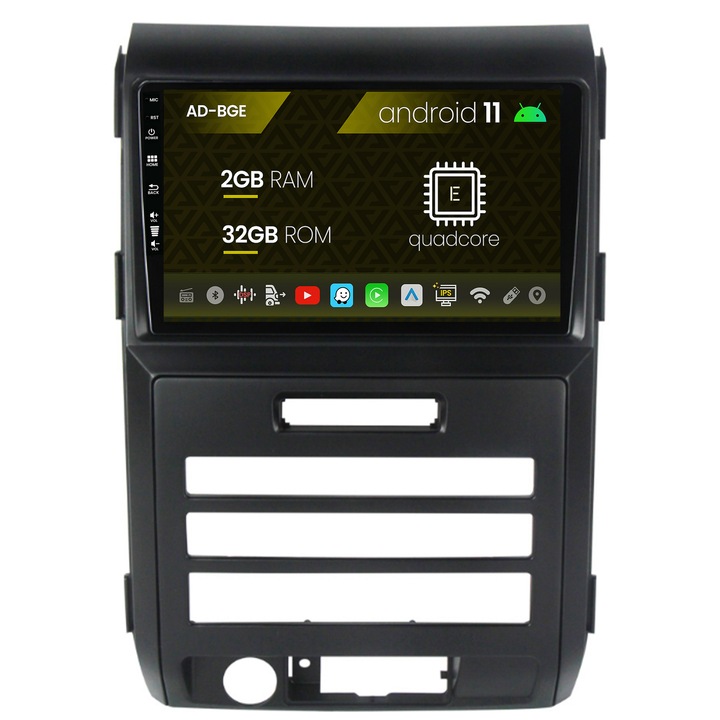 Navigációs autodrop Ford F150 (2008-2014), Android 11, E-Quadcore, 2GB RAM, 32GB ROM, 9 hüvelyk - AD-BGE9002, AD-AD-BGRKIT139