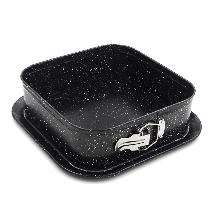 Forma, tava pentru copt, 27, 5x27, 5 cm, neagra, Kinghoff