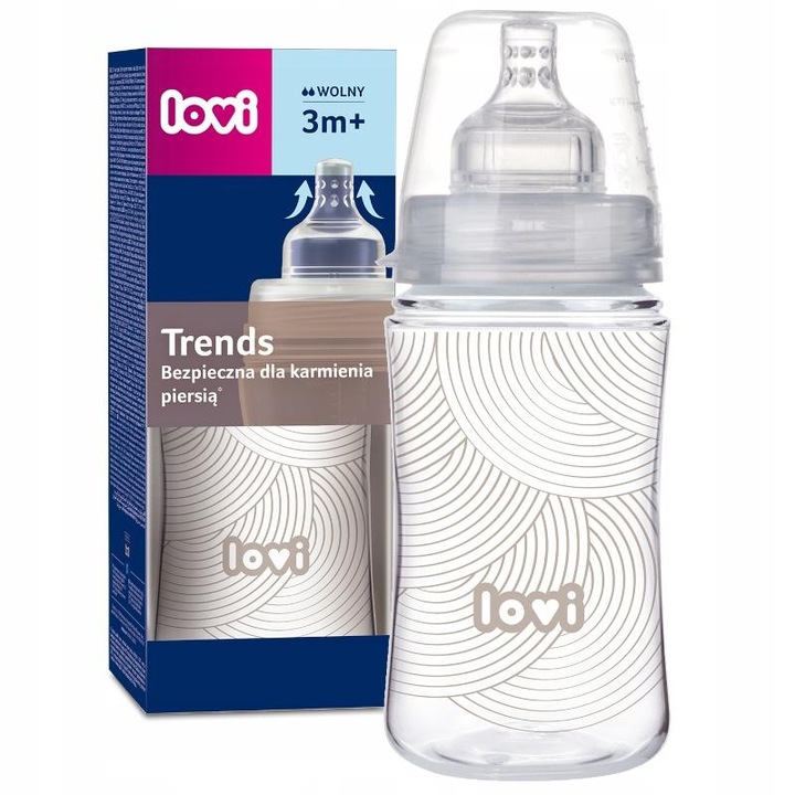 Biberon, Lovi, Harmony Dynamic 3M+, Tetina Dinamica, Sistem Anti-Colici, Fara Bpa