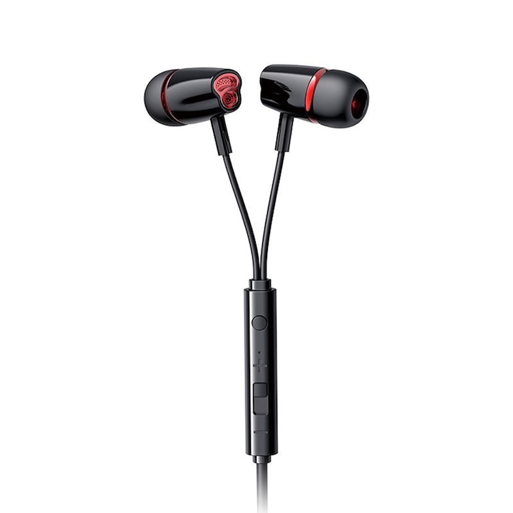 Casti Audio, Louise&Mann, Bluetooth 5.0, 15 Ore Autonomie, Rosu