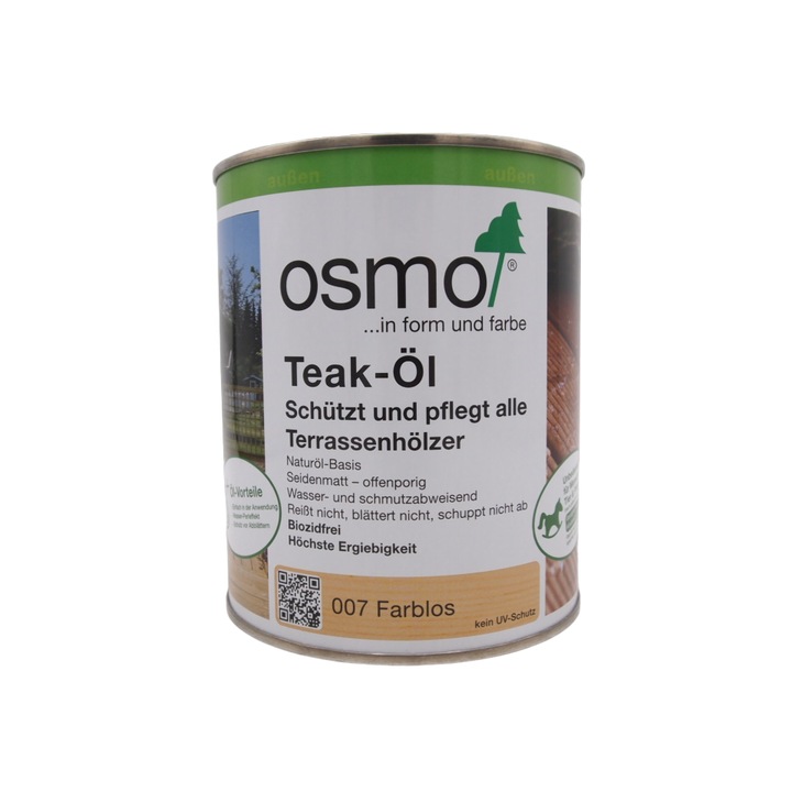 Ulei pentru decking si mobilier de gradina, Osmo, Decking Oil, culoare Teak, 0,75 L