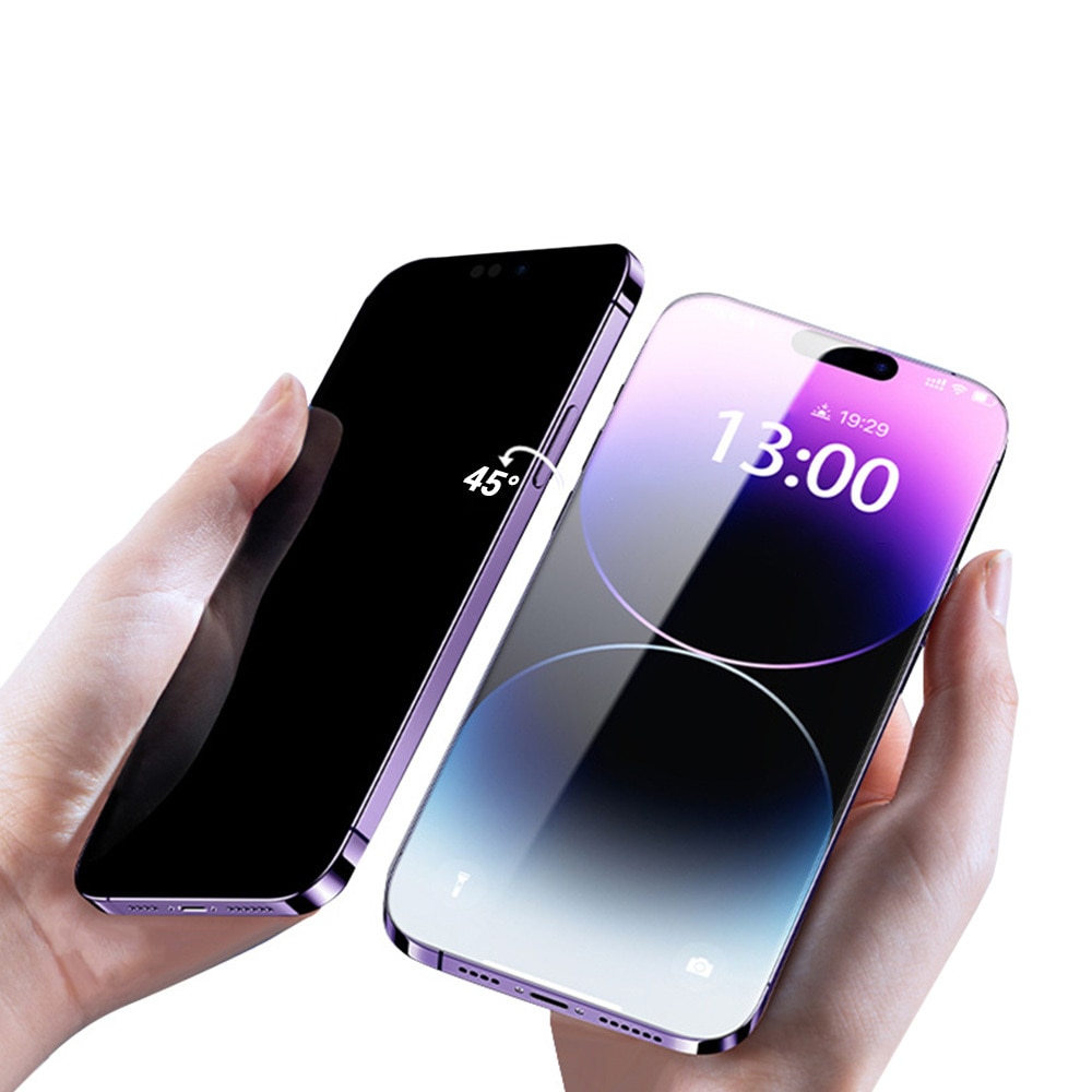 Folie de Protectie din Sticla PRIVACY, compatibila cu iPhone 15