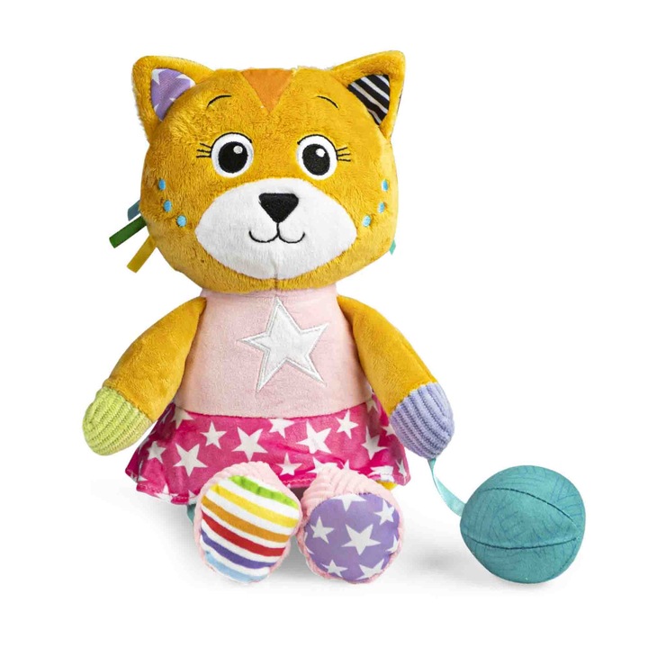 Плюшена играчка Baby Clementoni - Котето Кати
