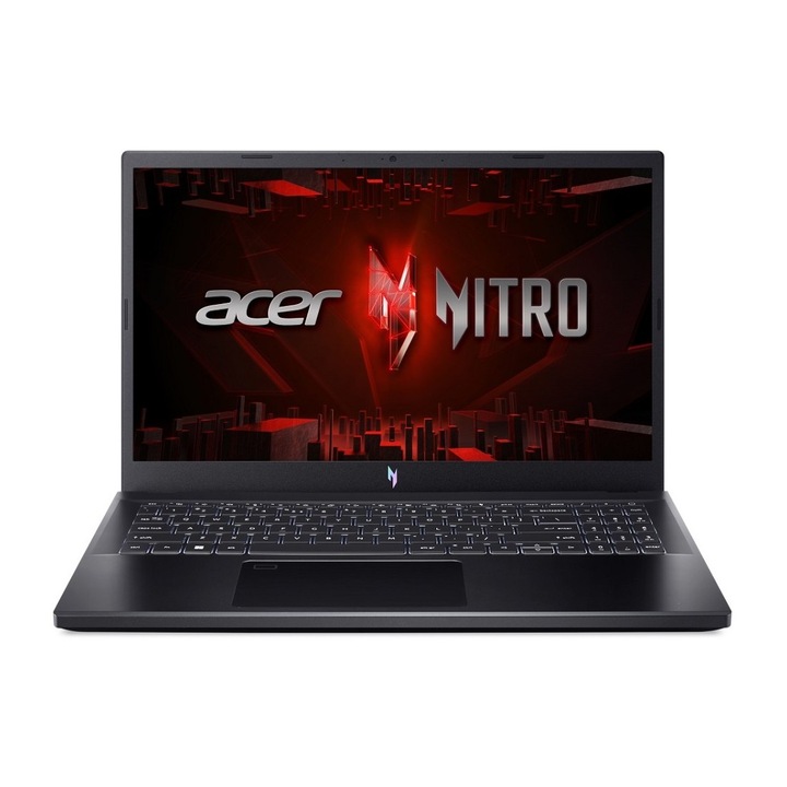 Acer Nitro ANV15-51-78CQ15,6" FullHD IPS 144Hz Gamer laptop, Intel® Core™ i7-13620H, 16GB, 512GB SSD, NVIDIA® GeForce® RTX 4050 6GB, Magyar billentyűzet, Fekete