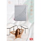 Cearsaf de pat cu elastic groasa saltea 160x200 cm gri, Softimi, inaltime maxima 30 cm, 100% bumbac jerseu, 140g/m2, gros, cearceaf