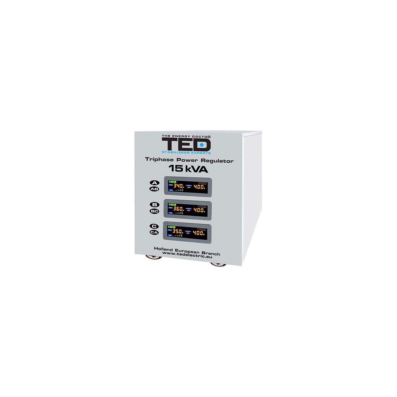 Stabilizator automat de tensiune, trifazat 15KVA/12000W