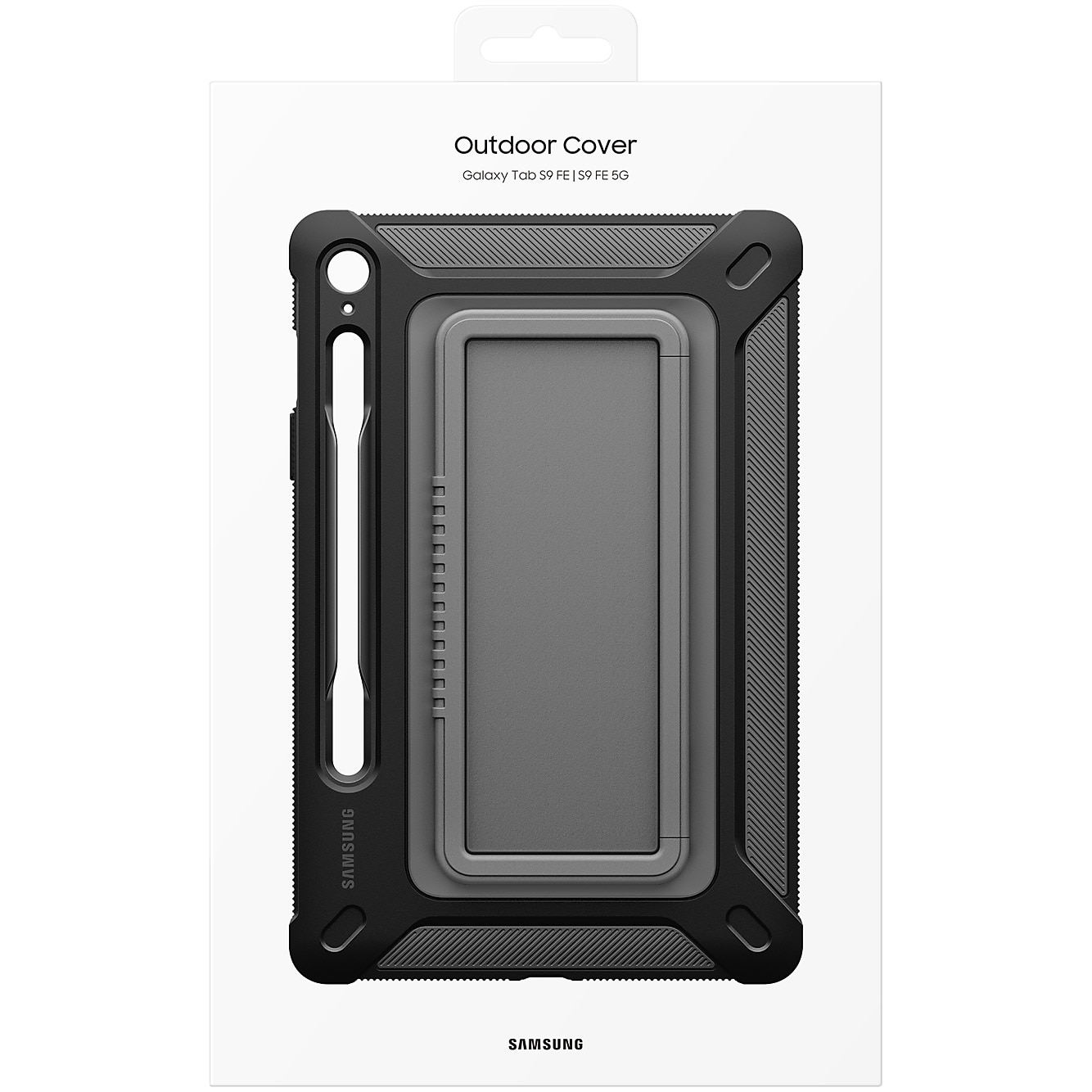 Husa de protectie Samsung Outdoor Cover pentru Galaxy Tab S9 FE, Black
