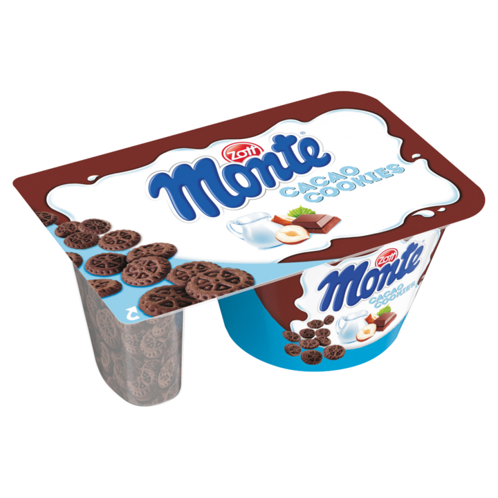 Desszert csokoládégolyókkal, Zott Monte, 125g