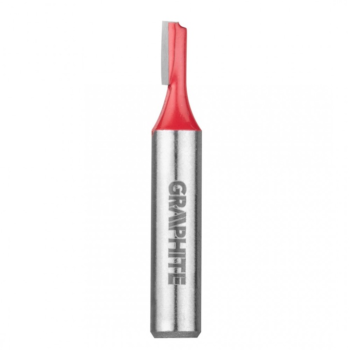 Freza cu un singur canelut, Graphite, Hm, 3.96 x 11 mm, Tija 8 mm, Argintiu