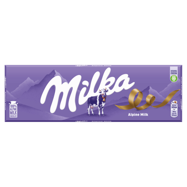 Ciocolata cu lapte, Milka, 250 g