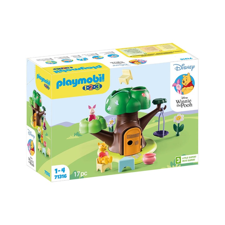 Playmobil 1.2.3 Dinsey - Къщата на дървото на Мечо и Прасчо