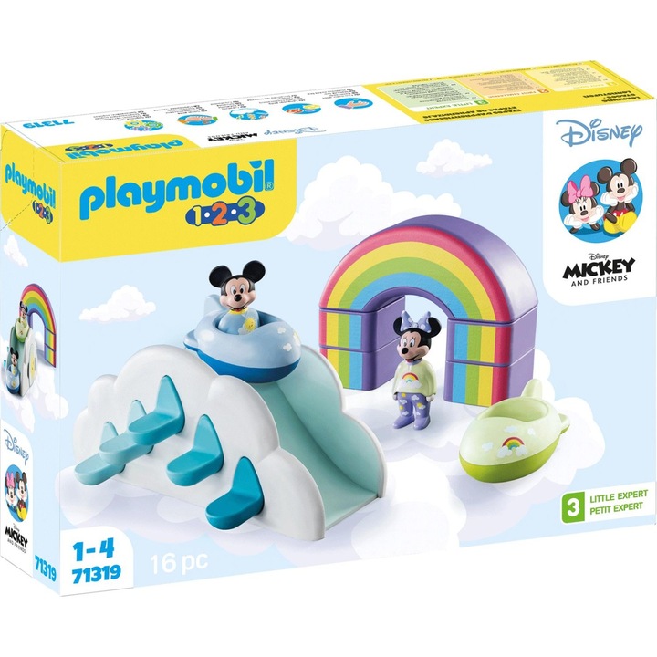 Playmobil 1.2.3 Dinsey - Casa din nori a lui Mickey si Minnie