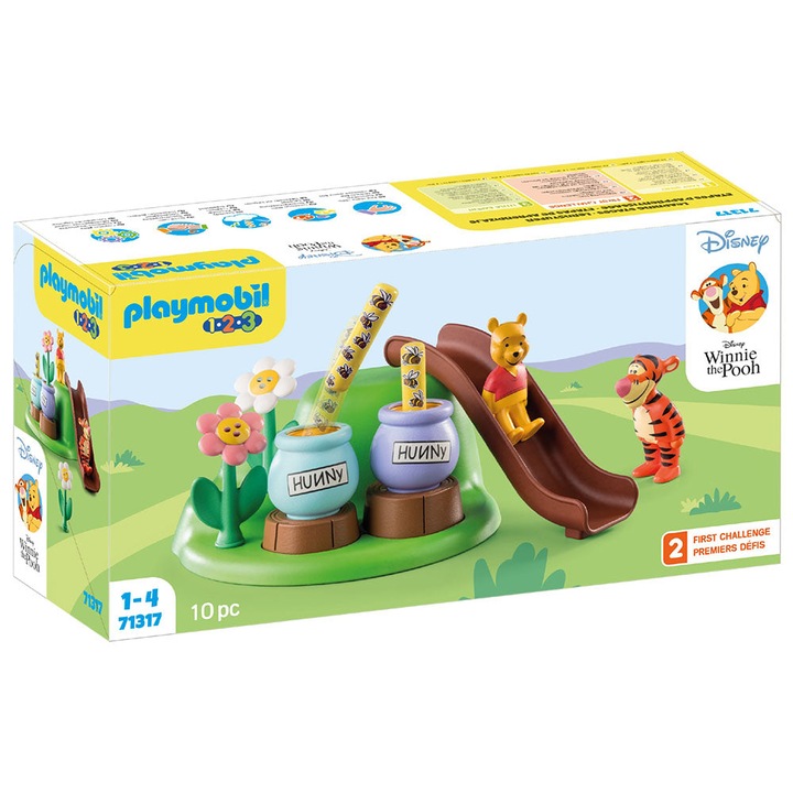 Playmobil 1.2.3 Disney - Пчелната градина на Мечо и Тигъра