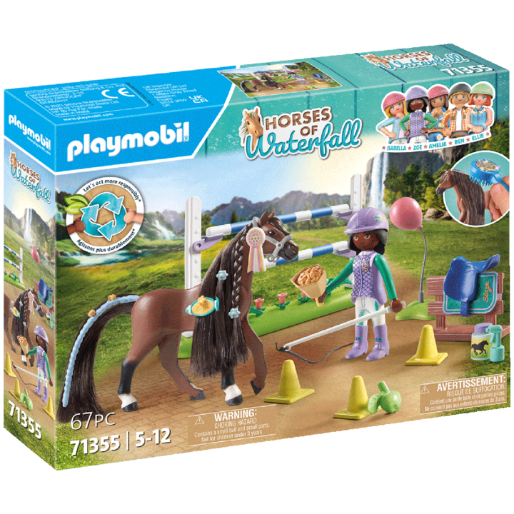 Playmobil Horses of Waterfall - Arena cu Zoe si calutul Blaze
