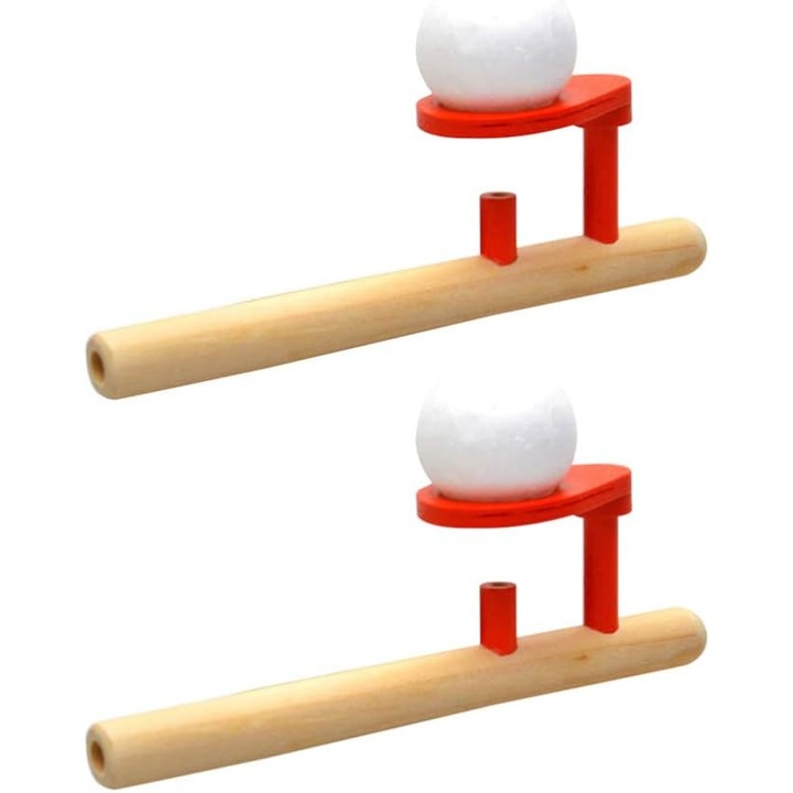 Jormftte 2 darab fújható játék készlet, fa, a motoros készségek fejlesztésére