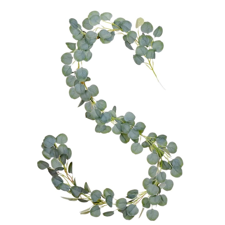 3 db mesterséges eukaliptusz füzér készlet, Jormftte, zöld