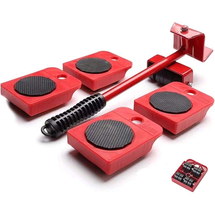 Echipament transport mobila, Mmgoqqt, 200kg, rosu, set