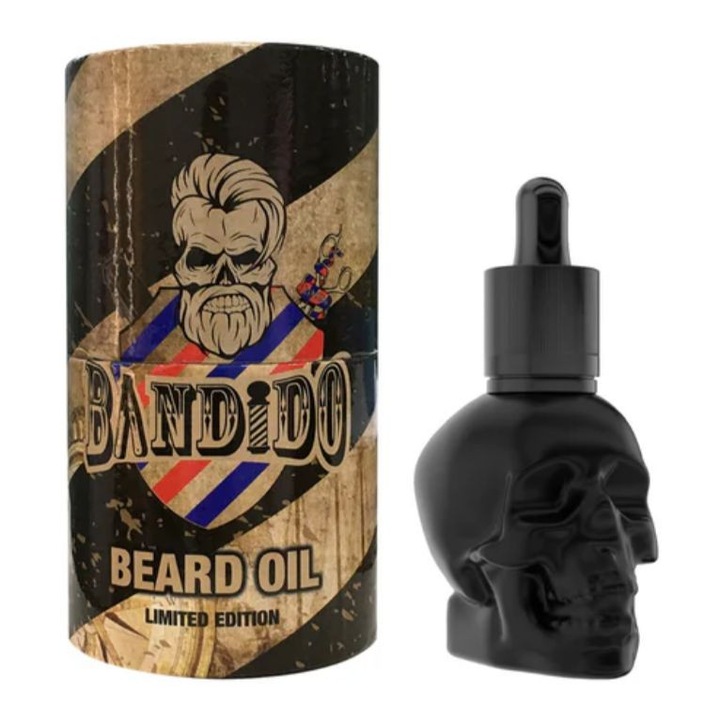 Ulei pentru Barba si Mustata Profesional, Bandido BLACK, 40 ML