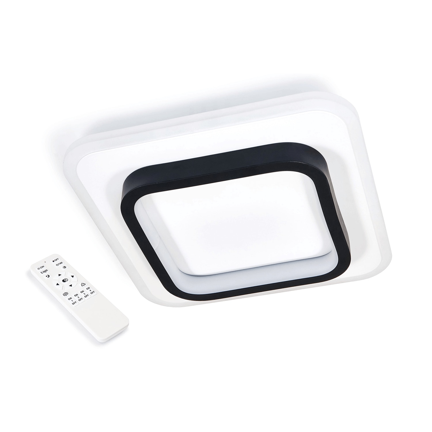LED лампа за таван и стена GX Falcon, LVT, 60W, 110lm, IP20, Черен ...